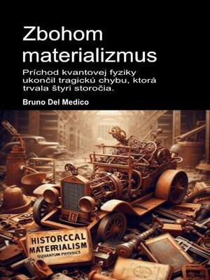 cover image of Zbohom materializmus